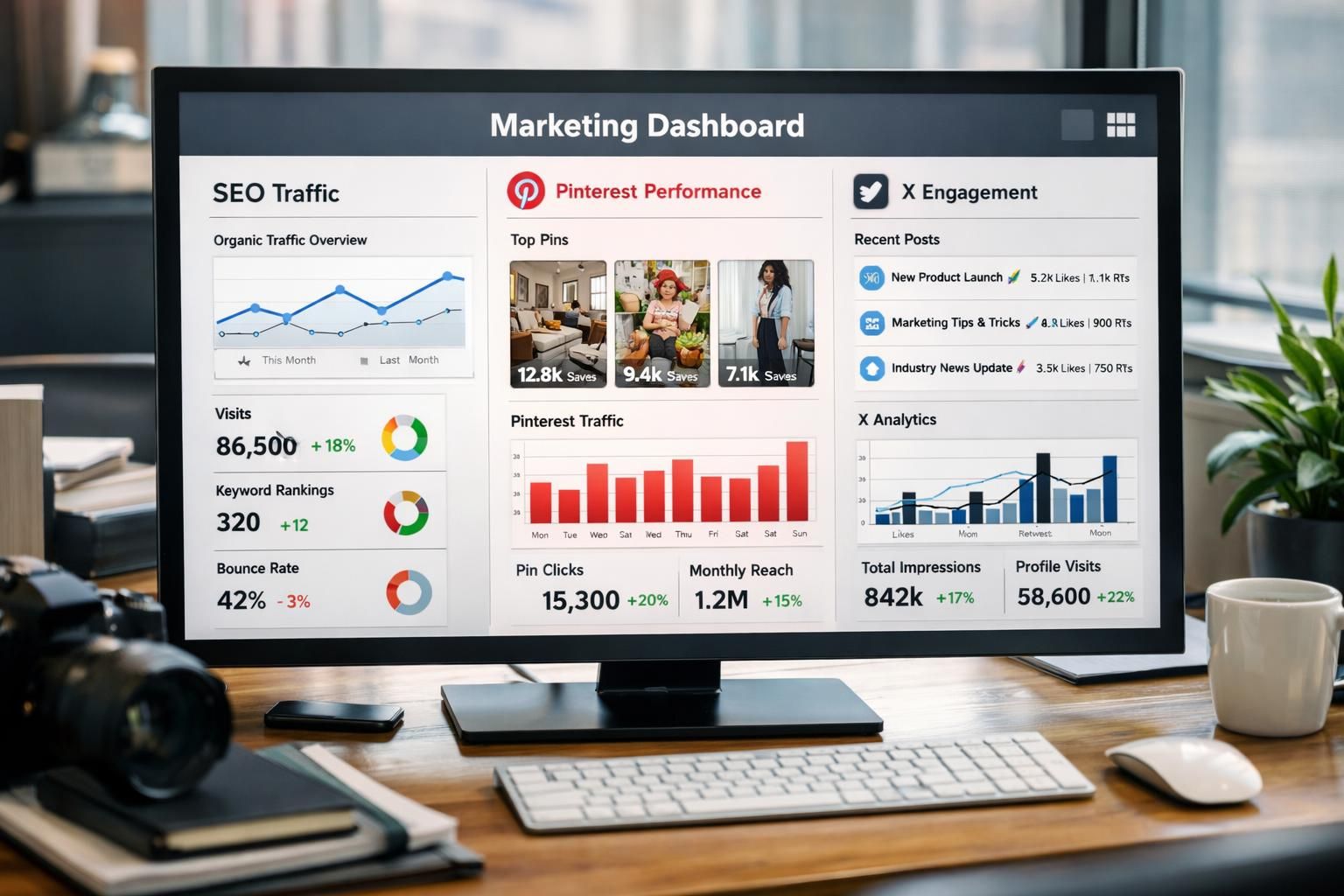 découvrez comment le seo, pinterest et x forment un triptyque puissant et souvent sous-estimé pour développer des side business rentables et durables.
