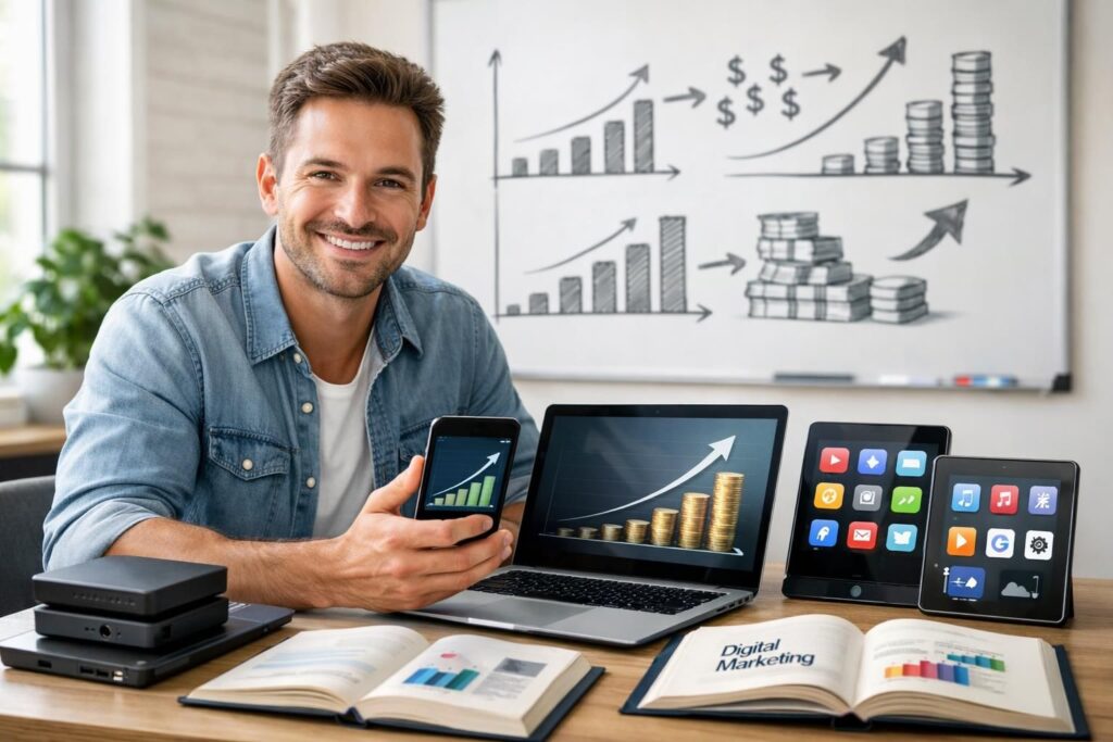 découvrez comment certains actifs digitaux, grâce à l'effet cumulatif, peuvent générer un revenu supérieur à votre activité principale et transformer votre side business en source financière durable.