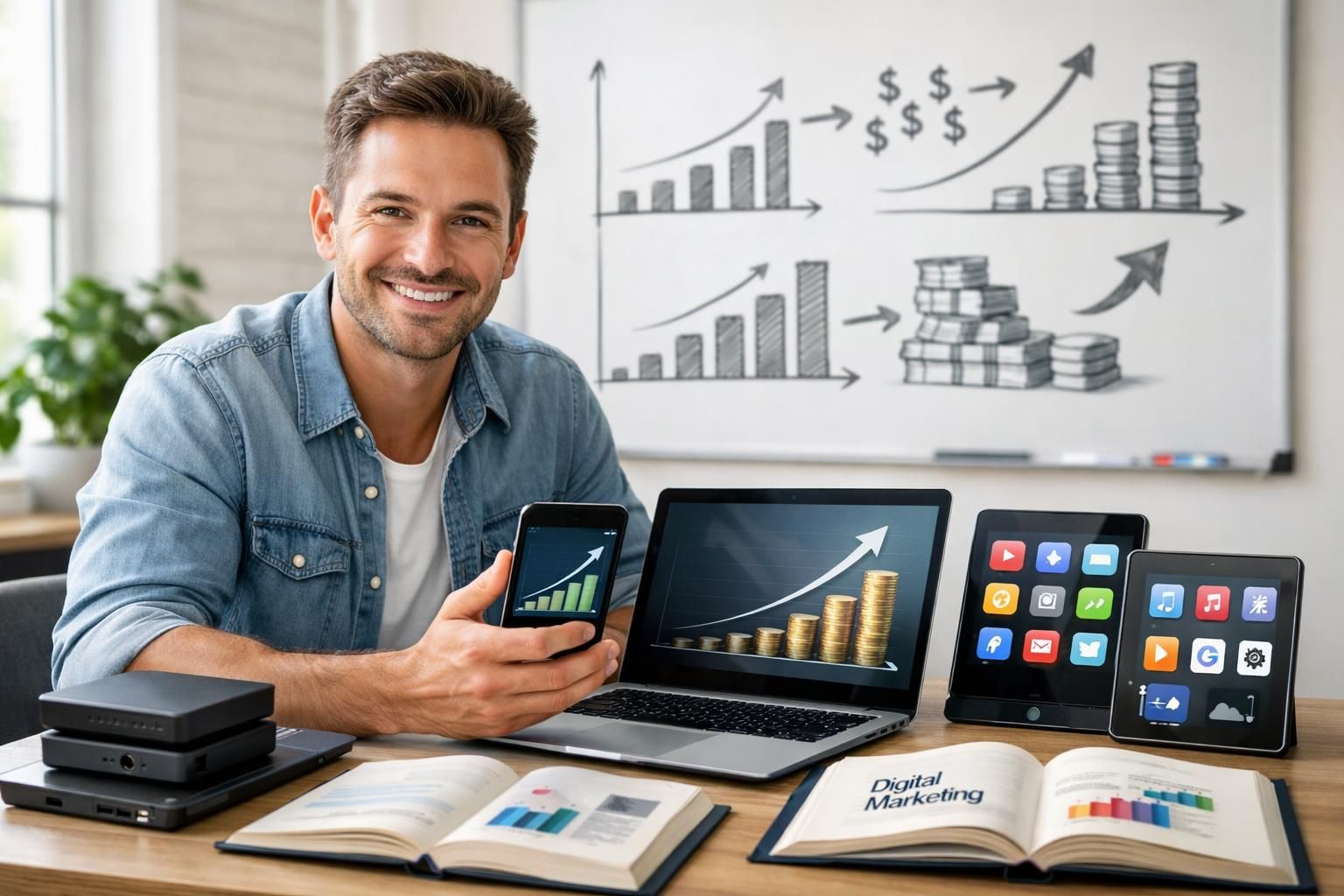 découvrez comment certains actifs digitaux, grâce à l'effet cumulatif, peuvent générer un revenu supérieur à votre activité principale et transformer votre side business en source financière durable.